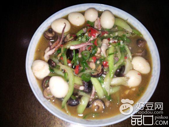 三鲜鱿鱼卷