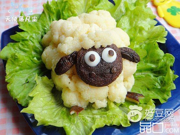 小羊肖恩炒菜花
