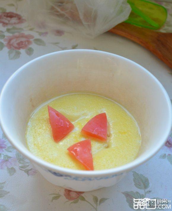 橙香炼乳蒸蛋