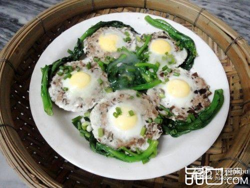 肉饼酿鹌鹑蛋