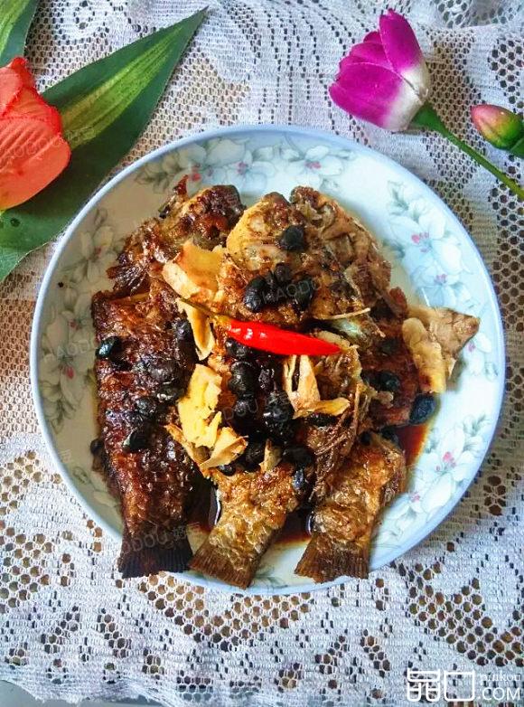 豆豉蒸鲫鱼