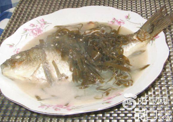 海带丝鲫鱼汤