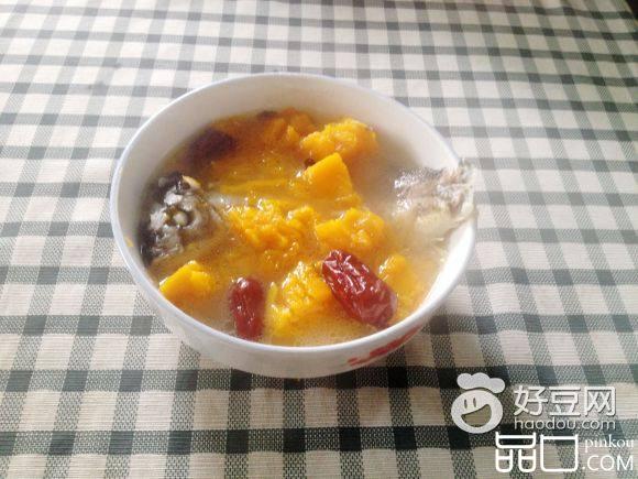 南瓜红枣鲫鱼汤