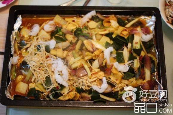 百菜烤鱼