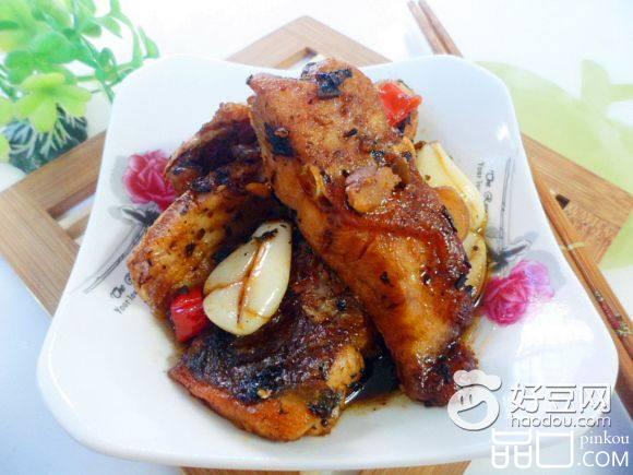 紫苏酱烧鱼块