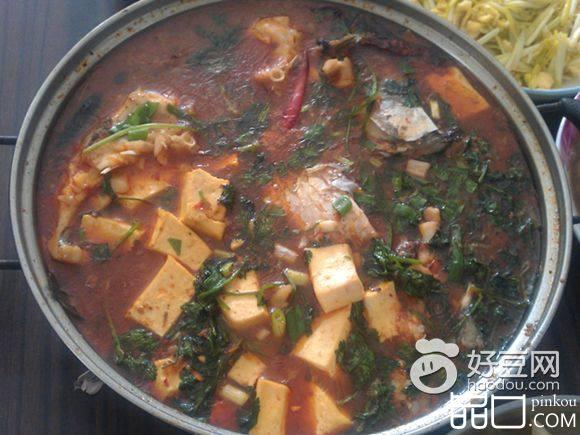 香辣草鱼炖豆腐