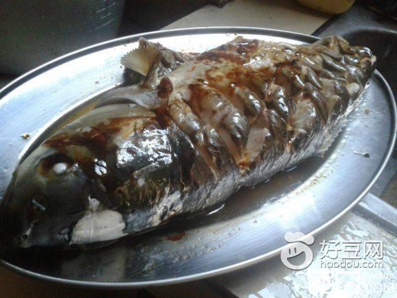 清蒸草鱼酿肉