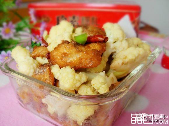 香辣菜花鱼片