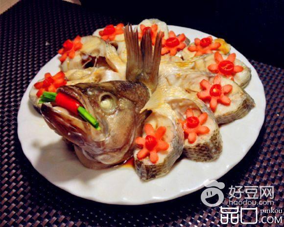 微波炉版清蒸鲈鱼