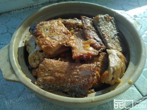 腊八蒜带鱼烧豆腐