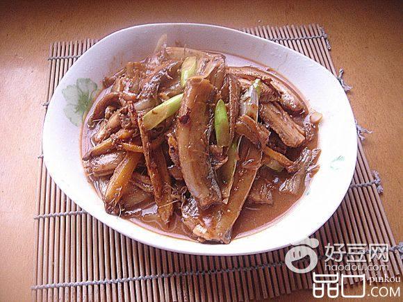 姜葱烧带鱼