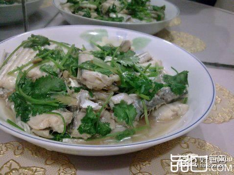 香菜豆酱带鱼