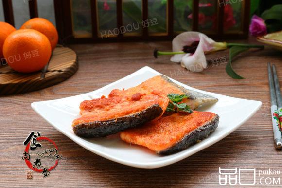 干煎三文鱼