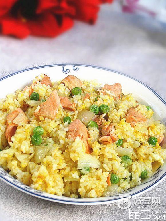 三文鱼蛋炒饭