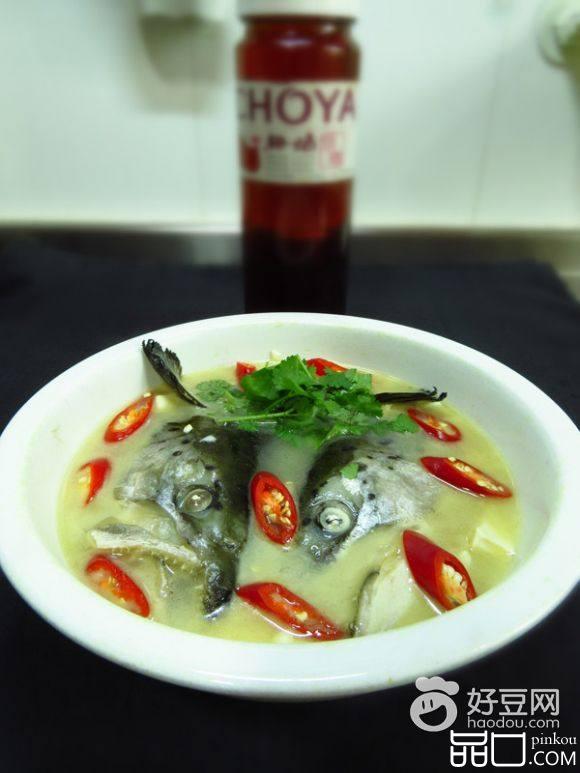 三文鱼头豆腐汤