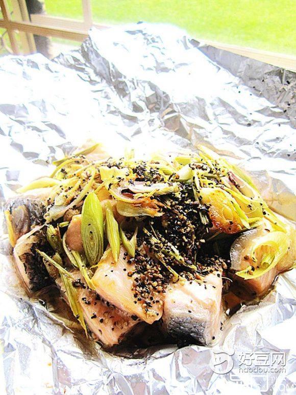 香茅蒜片三文鱼