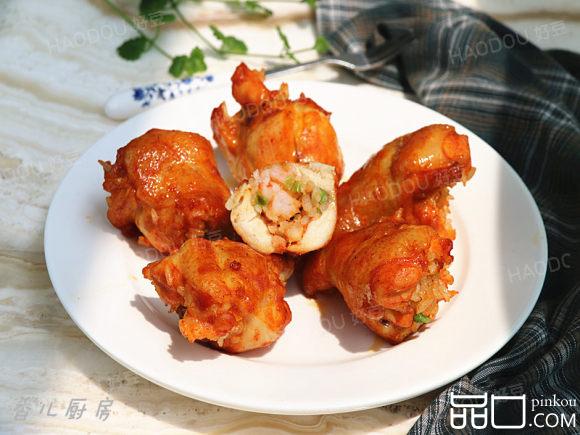 翅根虾仁包饭