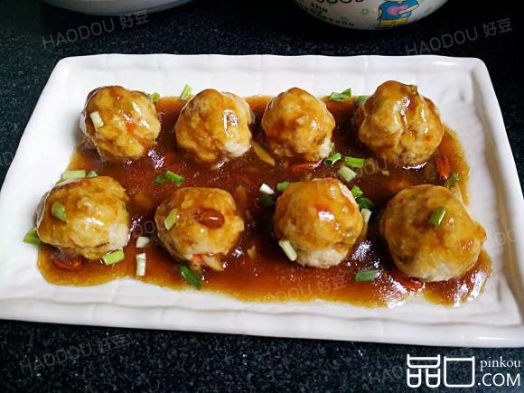 鸡肉虾仁丸子