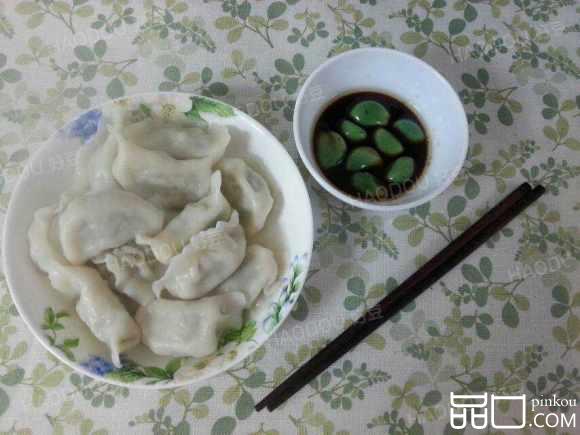 龙利鱼韭菜水饺