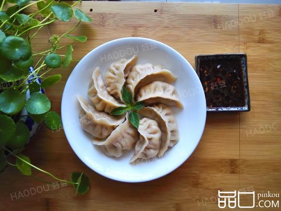 虾肉玉米饺子