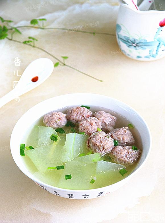 冬瓜虾肉丸子汤