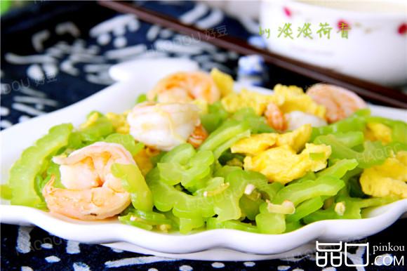 苦瓜虾仁滑蛋
