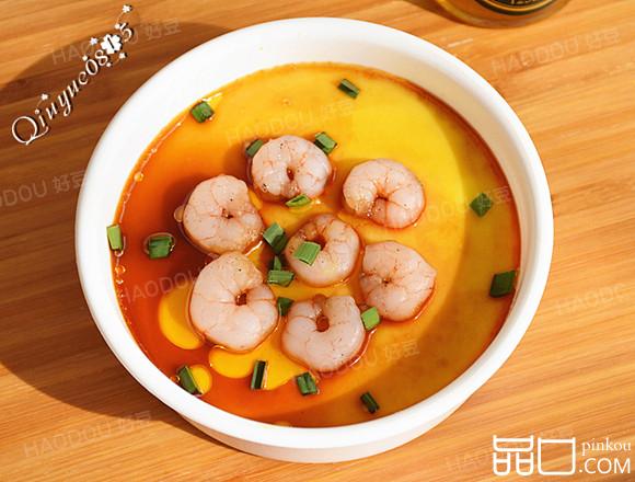 虾仁鸡蛋羹#多效护理