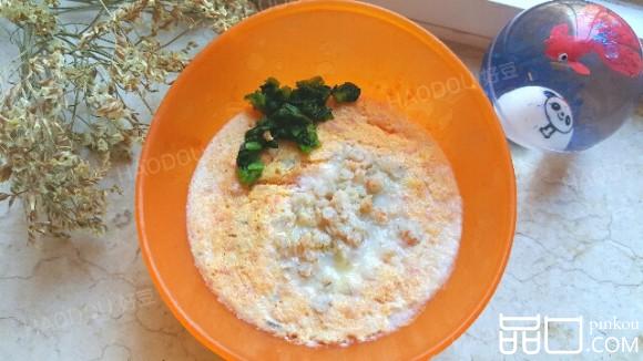 番茄香菇虾仁蛋羹