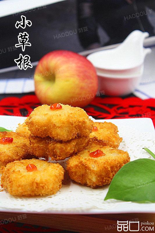 土豆虾泥饼
