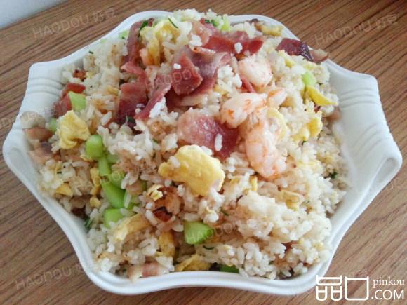 培根虾仁蛋炒饭