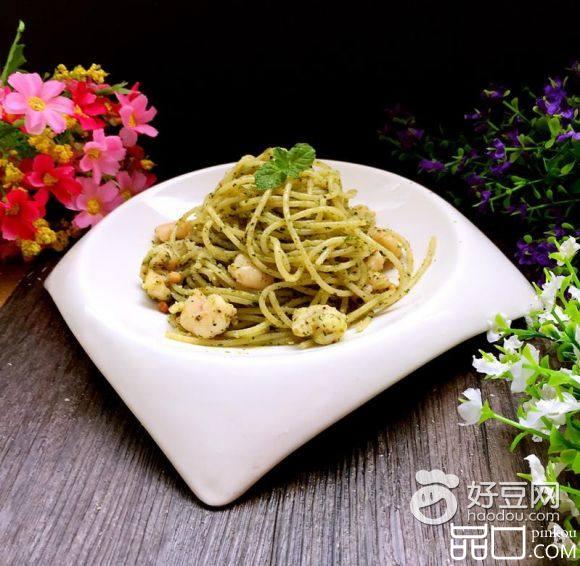 【手工美食】虾仁青酱