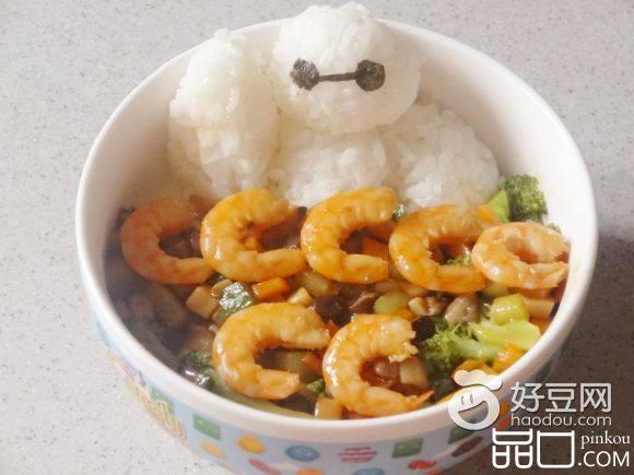 什锦虾仁大白餐