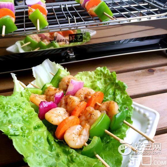 烤虾仁串
