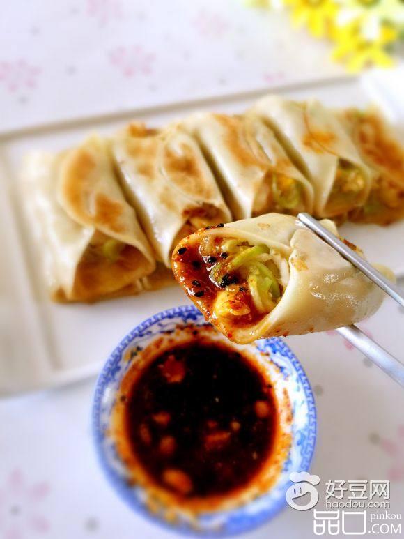 角瓜鸡蛋虾仁锅贴