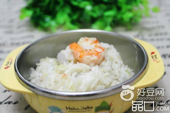 虾仁山药米饭