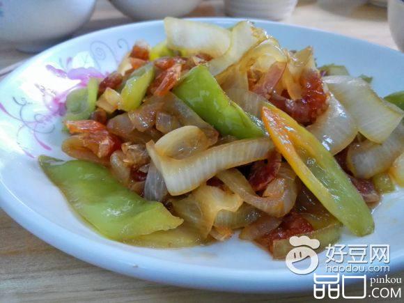 洋葱炒虾仁