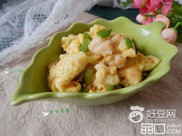 虾仁煎蛋