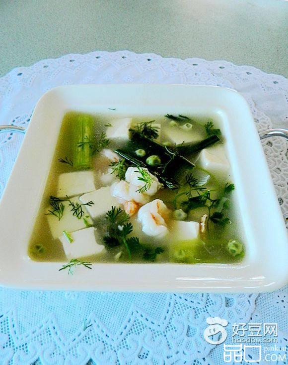 虾仁豆腐羹