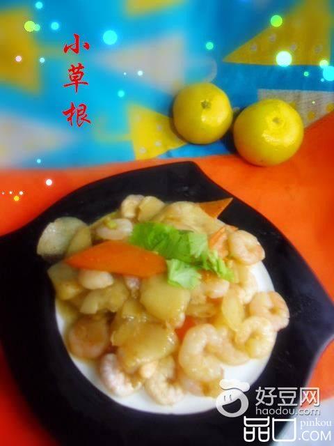 荸荠炒虾仁