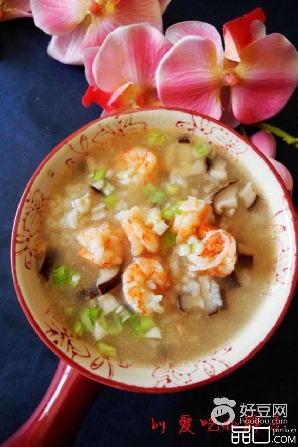 香菇虾球粥