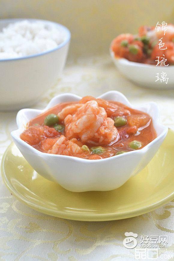 番茄烩虾仁