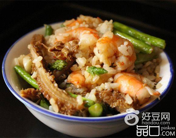芦笋虾仁炒饭