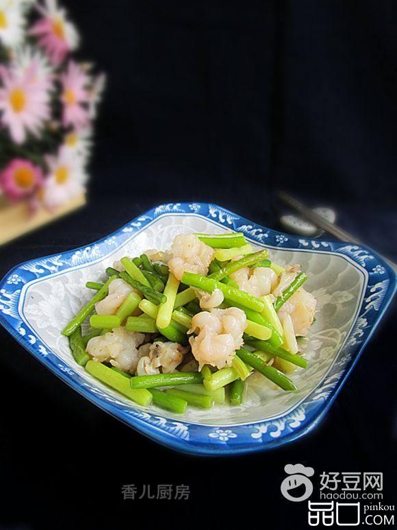 蒜薹炒海鲜