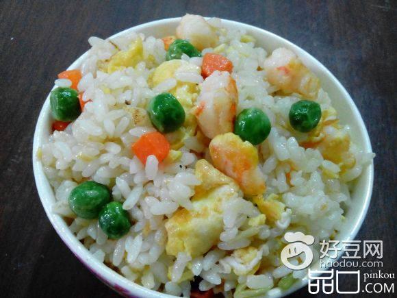 虾仁青豆炒饭