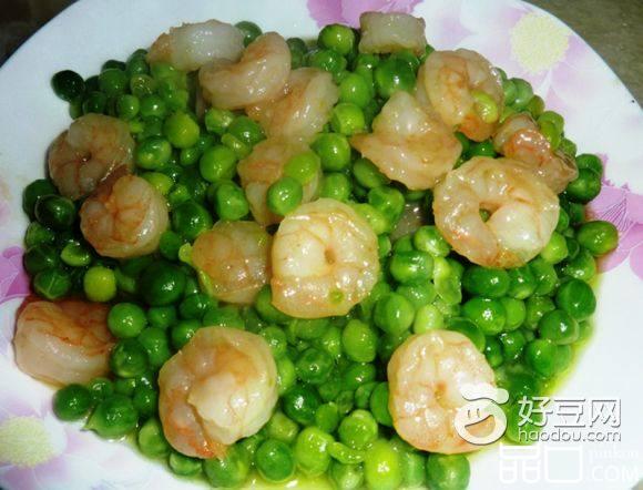 豌豆烧虾仁