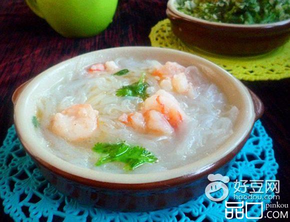 鲜虾粉丝萝卜汤