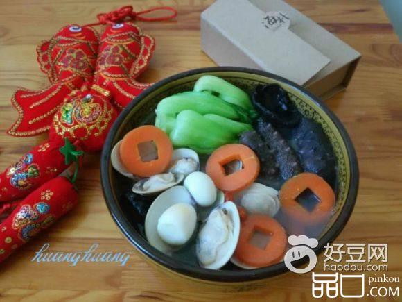 鲜蛤海参汤