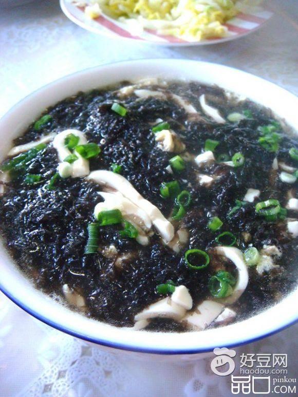 紫菜豆腐鸡蛋汤