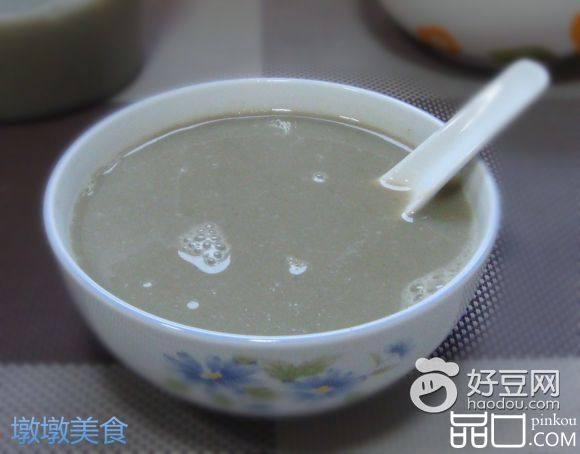 紫菜虾皮咸豆浆