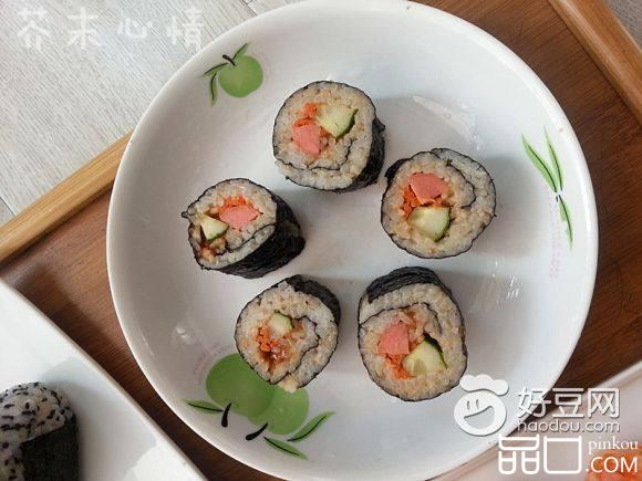 杂蔬紫菜饭卷